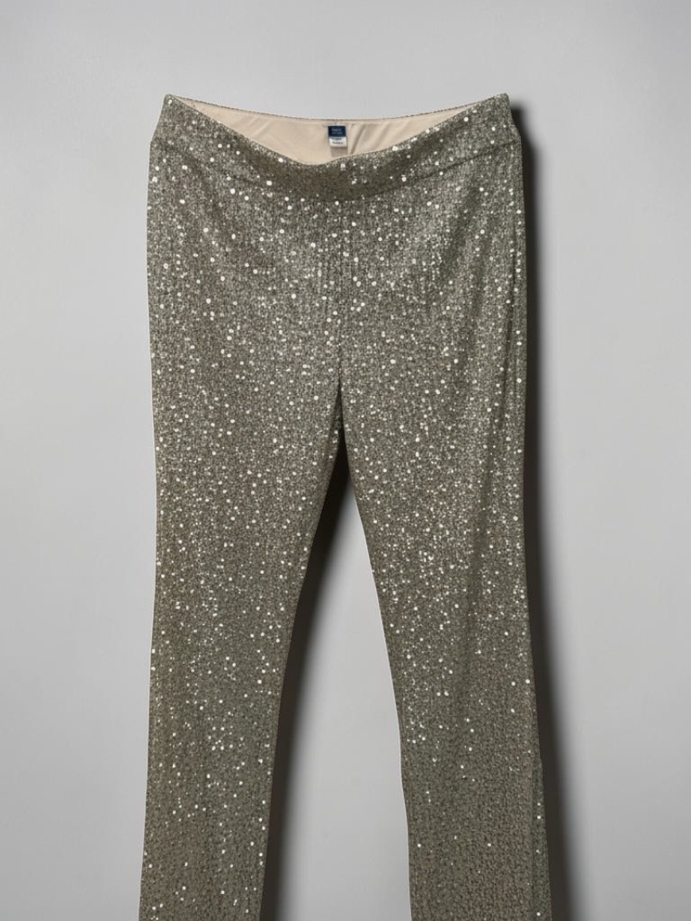 Old Navy Silver & Gold  Sequin Wide-Leg Pants